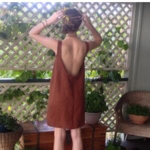 Terra Cotta Linen Sundress